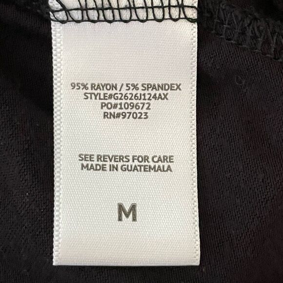 Miken Good Vibes Only Graphic Tank Top Black Knit Sleeveless Crewneck M - Picture 6 of 7